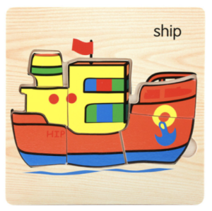 3D Wooden Puzzle Jigsaw Early Educational Learning Montessori Toys | puzzle anak mainan puzzle kayu anak