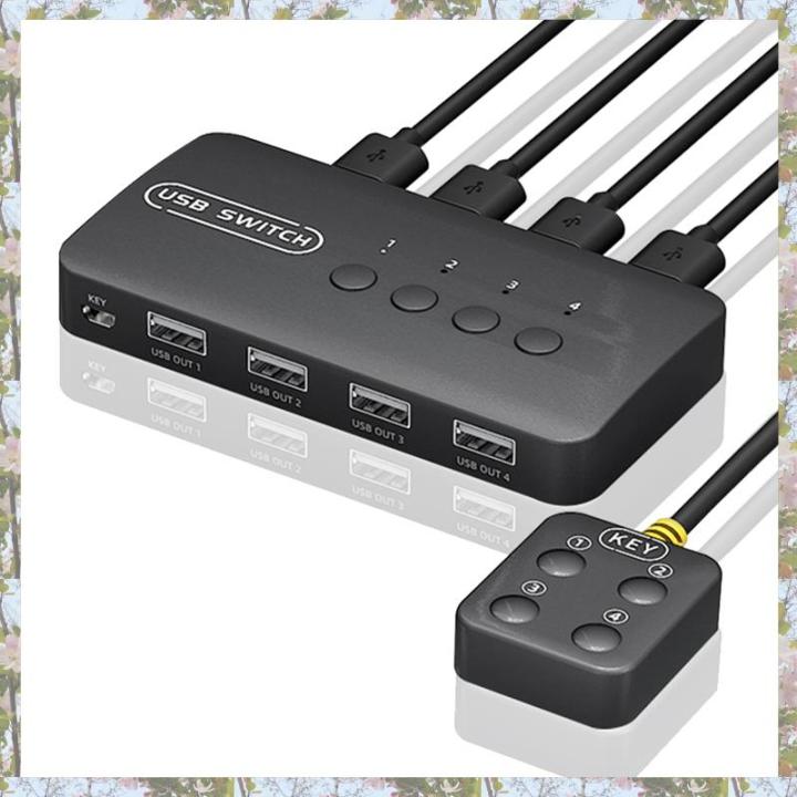 KVM Swtch USB Swtch Shared Controller Adapter 4 EngäNge 4 AusgäNge