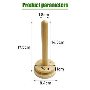 Yarn Holder Stand Reguler Kayu / Yarn Dispenser / Rotable Spool Sewing Tool Wooden Storage