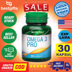NUTRIMAX OMEGA 3 PRO NATURAL VITAMIN E OTAK JANTUNG KOLESTEROL DAYA TAHAN TUBUH TULANG 30 KAPSUL