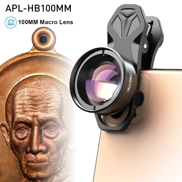 เลนส์มือถือ เลนส์มาโคร Max Macro 105 mm ซูมถ่ายพระเครื่อง คิ้ว ขนตา เล็บมือ ดอกไม้ แมลง ถ่ายวิดีโอได้