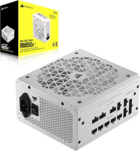 Corsair RMx SHIFT Series 80 PLUS Gold Fully Modular Side Interface ATX 3.0 Power Supply - RM850x/RM1000x/RM1200x (Black/White)