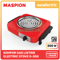 Maspion S-300 Kompor Listrik Heater Wire Plate 300 Watt MSP S300 / S 300 - Merah. 