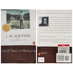 J.M Coetzee Life &Times Of Michael K (Pre Loved Used Book) | Literary fiction book