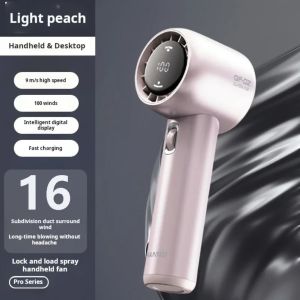 INOVAGEN Rechargeable Handheld Fan Bladeless Mini FanPortable Turbo Fan 199 Level Adjustment With Strong Wind Cooler