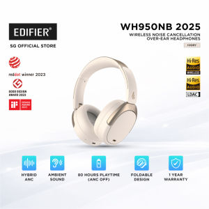 Edifier WH950NB Active Noise Cancellation Hi-Res Wireless Headphone Black