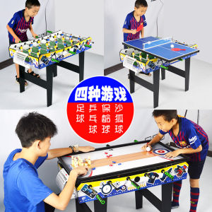 4 in 1 multi-function table table football table/table tennis/bowling/sand fox ball