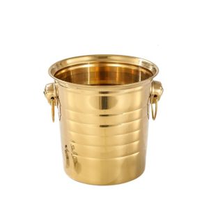 YIYU Thicked Ice Bucket Stainless Steel Durable Champagne Bucket Bar Accessories Easy To Clean Red Wine Bucket Hotel