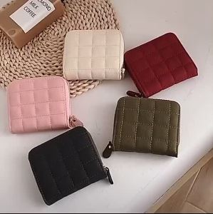 ZWB#H904 Korean Fashion Women PU Leather Mini Wallet Card Key Holder