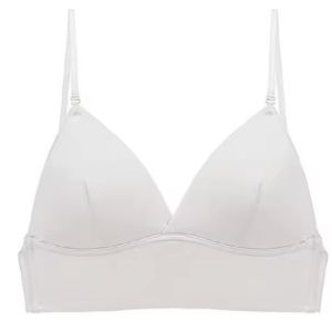 (FRANK EVA) COD Fashion Backless Deep V Shape Bra for Women Casual Party 3 Way Lace Silk Threaded Seamless Bra