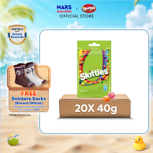 [BUNDLE OF 20] Skittles Sour 40G [Snack/Candy/Sweet]