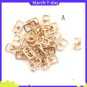 March 10pcs 4.5mm MINI Doll buttons ULTRA-Small Tri-Glide หัวเข็มขัดตุ๊กตาหัวเข็มขัด