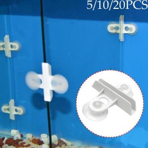 CUTE ELVES White Aquarium Divider Sheet Suction Cup Glass Clamp Fish Tank Isolation Clip Partition