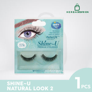 Shine - U Premium Eyelashes 100% Natural Hair - Natural Look Elegant Touch with Beautiful Packaging
