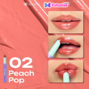 FUFUMISE | EMINA Hyalupeptide Color Melt Balm | Tinted Lip Balm | Melembabkan & Mencerahkan Bibir