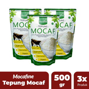 Paket Hemat 3 Tepung Mocaf Mocafine - Gluten Free - Organik