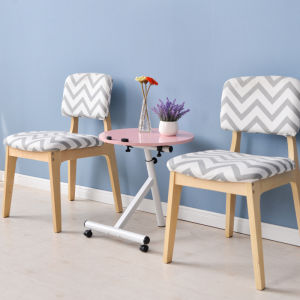 Movable Tea Table Living Room Multifunctional Lifting Round Side Table Laptop Desk