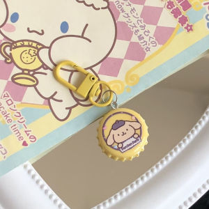 Rantai kunci Sanrio Cinnamoroll/Kuromi/Pochacco kartun gadis comel pendant