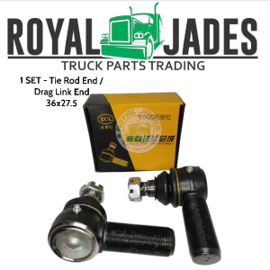 1 Set Tie Rod End/Drag Link End 36x27.5mm for Vehicle