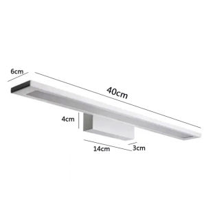 Đèn Pha Gương Hiện Đại Kiểu Bắc Âu Đèn Tường LED Đèn Trang Điểm Đèn Tủ Gương Phòng Tắm