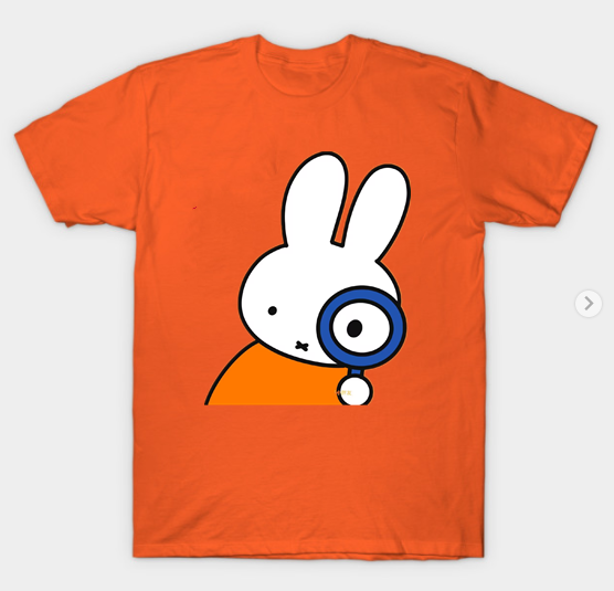 Kids T-Shirt cartoon miffy rabbit graphic Tops Boys Girls Distro