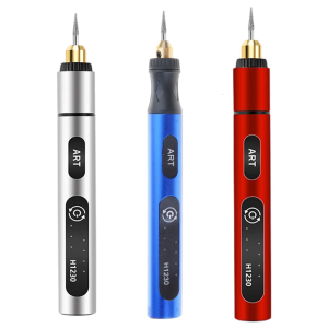 Ergonomic Wireless Engraving Machine Adjustable Speed Lightweight Design For Glass Leather Detailed Material Work