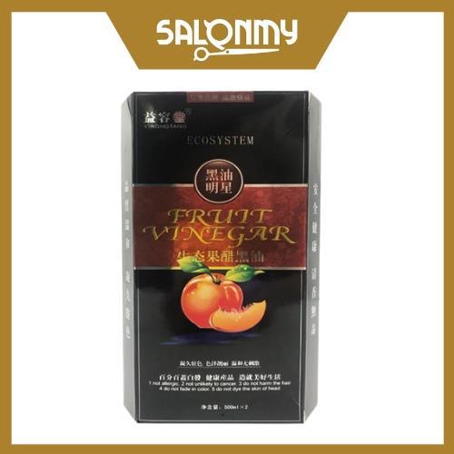 hair dye Ecosystem Fruit Vinegar Natural Black Hair Colour Gel Dye