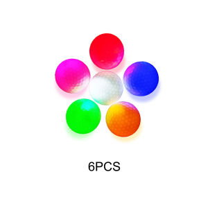Golf Flash Ball Night Glow Ball Multi Color Glow Golf Dark Practice Ball