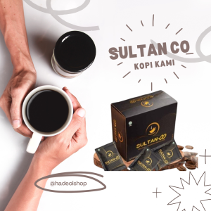 Kopi Sultan Co - Kopi stamina pria dewasa - 100% Aman - 1 box isi 5 pcs