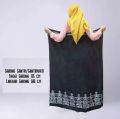 Sarung Santri Wanita Gloyor Motif Nanas Monocrhom Santung Rayon Batik Putra Fahrur. 