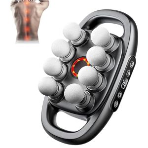 AUTOCARE X High-Frequency Vibration 16-Head Massager 30 Intensity Levels Fast Recovery 8-Head Massager Upgraded Multifunctional Usage Electric Quiet Muscle Massager for Body Muscle Pain Relief