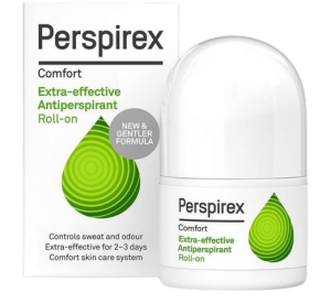 Perspirex Comfort 20ml Extra-Effective Antiperspirant Roll On New & Gentler Deodorant Wanita Cewek Pers Pirex Hijau