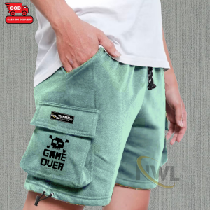 Celana Cargo Pendek Premium Bahan Katun Fleece Adem Lembut Dan Stylish Untuk Pria & Wanita