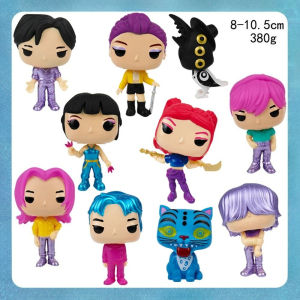 10pcs/set Kpop Demon Hunters Figure Pvc Model Anime Figurine Collection Statue Desk Decoration Dolls Children Toys Halloween Gifts