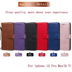 For iPhone 14 11 12 13 Mini Pro Max iPhone 6 6S 7 8 Plus SE 2022 X XR XS Max Phone Case Magnetic Leather Wallet Card Slot Soft TPU Flip Cover Casing