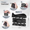 Grip Strength Trainer Kits (5 Pack), Forearm Strengthener with Adjustable Resistance, Grip Strength Tester, Finger Strengthener, Hand Gripper Strengthener. 