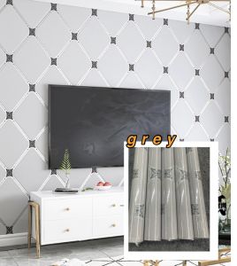 pvc Wallpaper 10M*45CM PVC Self adhesive Waterproof Floral Wallpaper Fabric Safety Home Decor Wall Covering For Living Room Bedroom Background Wall Stickers