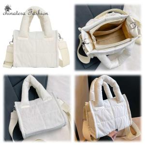 Women Quilted Fashion Shoulder Bag Large Capacity Padded Crossbody Purse Lightweight Stylish Crossbody Bag Chic Hobo Bag