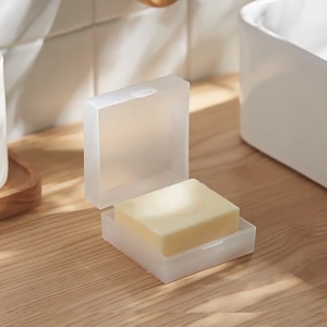 Hygienic Soap Storage Box Portable Sponges Lined Soap Holder Soap Dish Organizers For Travel Gym Camping Accessories