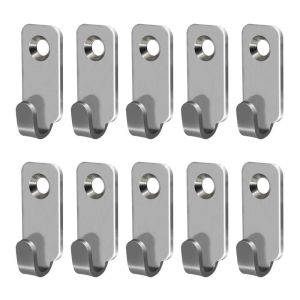 10 Pcs Picture Hangers Heavy Duty 304 Stainless Steel Picture Hanging Nails Professional Wall Nails Frames Hanging Hooks Wall Hanging Hardware for Home Office