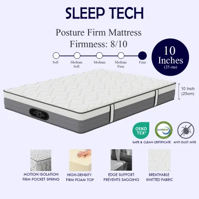 [SG] NEXT DAY DELIVERY + FREE PILLOWS. Pocket Spring FIRM Mattress Luxury Memory Foam Single Super Single Queen King High Quality. Euro Design and High Quality. Comes in King Size Queen Super Single and Single Size Mattress. Free & Fast Delivery