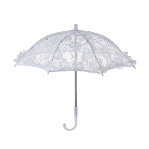 Women Parasol Elegant Lace Umbrella Embroidery Bridal Handmade Umbrella Wedding Decoration