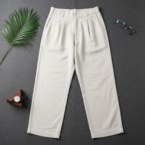 Quần Dài Linen Nữ Ống Suông Form Rộng Tôn Dáng Lưng Thun Co Giãn Phong Cách Công Sở Cao Cấp
