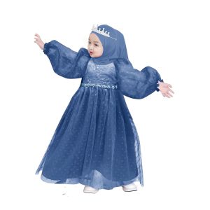 Gamis anak perempuan Lala 2-11thn / gamis pesta anak perempuan / gamis anak 2 tahun
