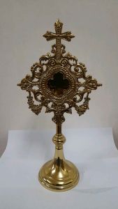 Reliquary 13 inches H x 3 inches relic diameter