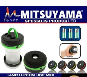 Mitsuyama MS 2088 Lampu Lentera Lipat Mini 2in1 Senter Camping/Lampu Tenda Camping AN