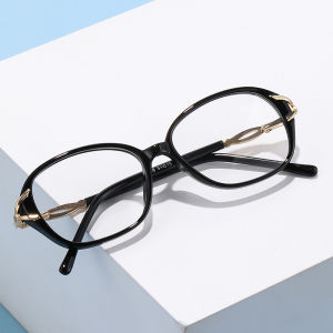 JN IMPRESSION TR90 Fashion Anti-Blue Light Reading Glasses Cross-border Diamond Korean Version High-end Elderly Ultra-light Reading Glasses for Women 0 Degrees-Plus400