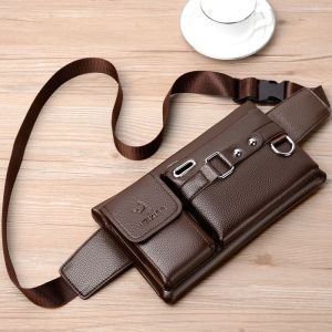 WX079 - WEIXIER TAS SELEMPANG KULIT DISTRO PRIA IMPORT SLEMPANG COWOK