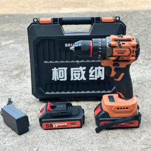 Máy Khoan Pin 5 Cell KEWEINA KWN - 48 Tặng Thân Đèn 16 Bóng Không Chổi Than Đầu Kẹp 10mm Bảo Hành 6 Tháng