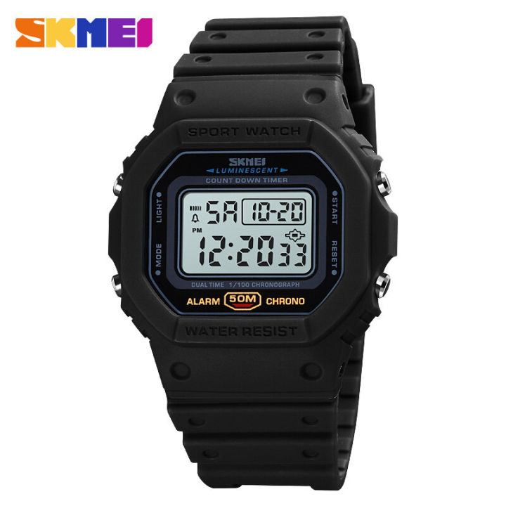 New SKMEI Men Sports Watches Digital Waterproof Watch Countdown watch for  mens 1628 For casio Same Style Lazada PH